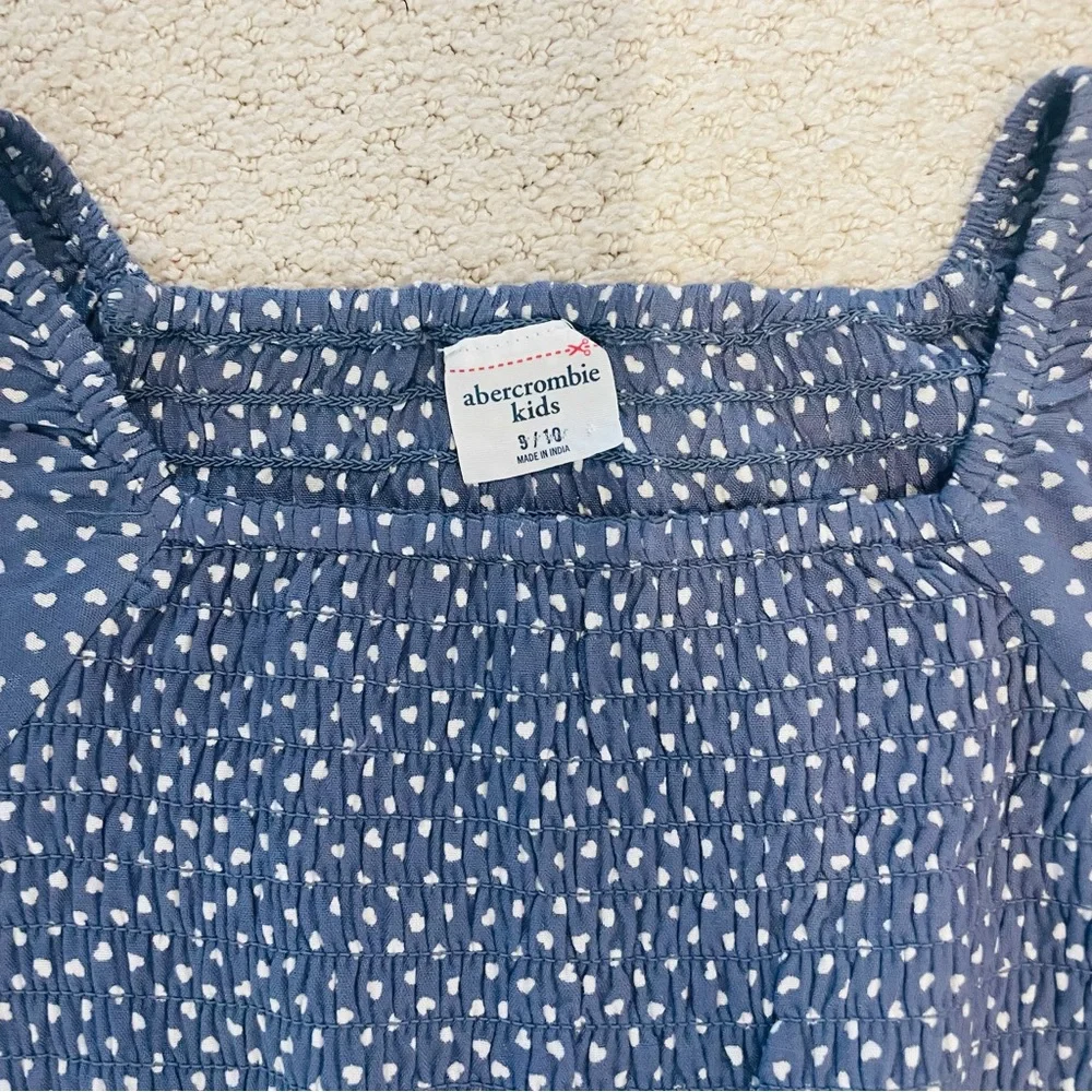 Abercrombie Kids Smocked Top - Heart Print